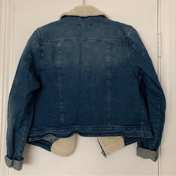 Sherpa Collar Denim Jacket - Picture 3 of 3